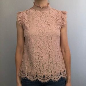 ROSE AND OLIVE Lace Blouse Size Small